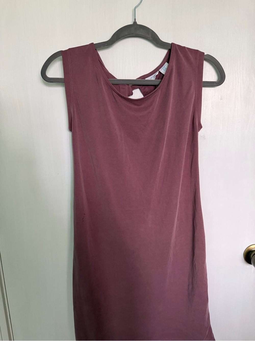 Sigrid Olsen Sleeveless Mauve Shift Dress